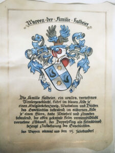 Wappen, Familienwappen, Pergament