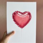 Zeichnung Herz, Liebe, Valentinstag